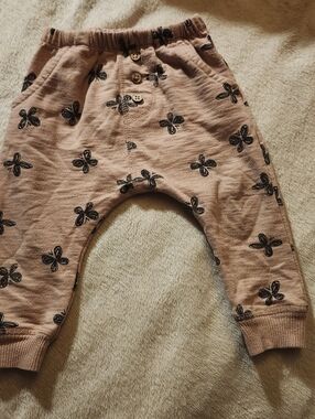 Jessica Simpson Pink Butterfly Print Baby/Toddler Pants